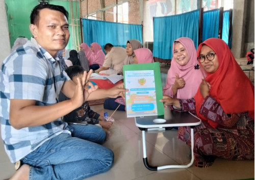 Pembagian Laporan Capaian Pembelajaran Anak Tengah Semester TP.2024/2025