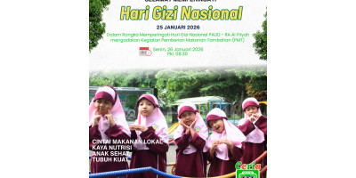 PAUD RA Al Fityah Peringati Hari Gizi Nasional dengan Kegiatan PMT